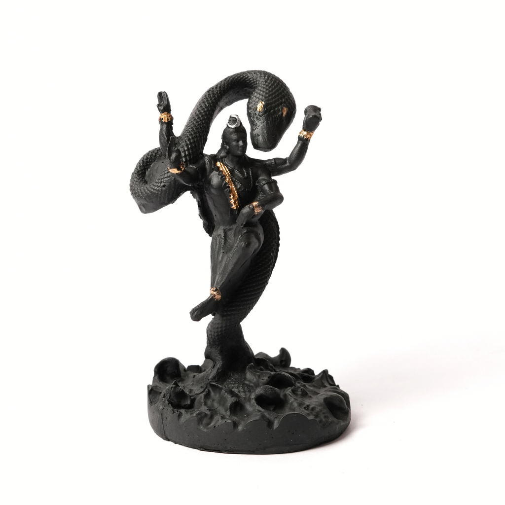 Lord Shiv with Snow Showpiece