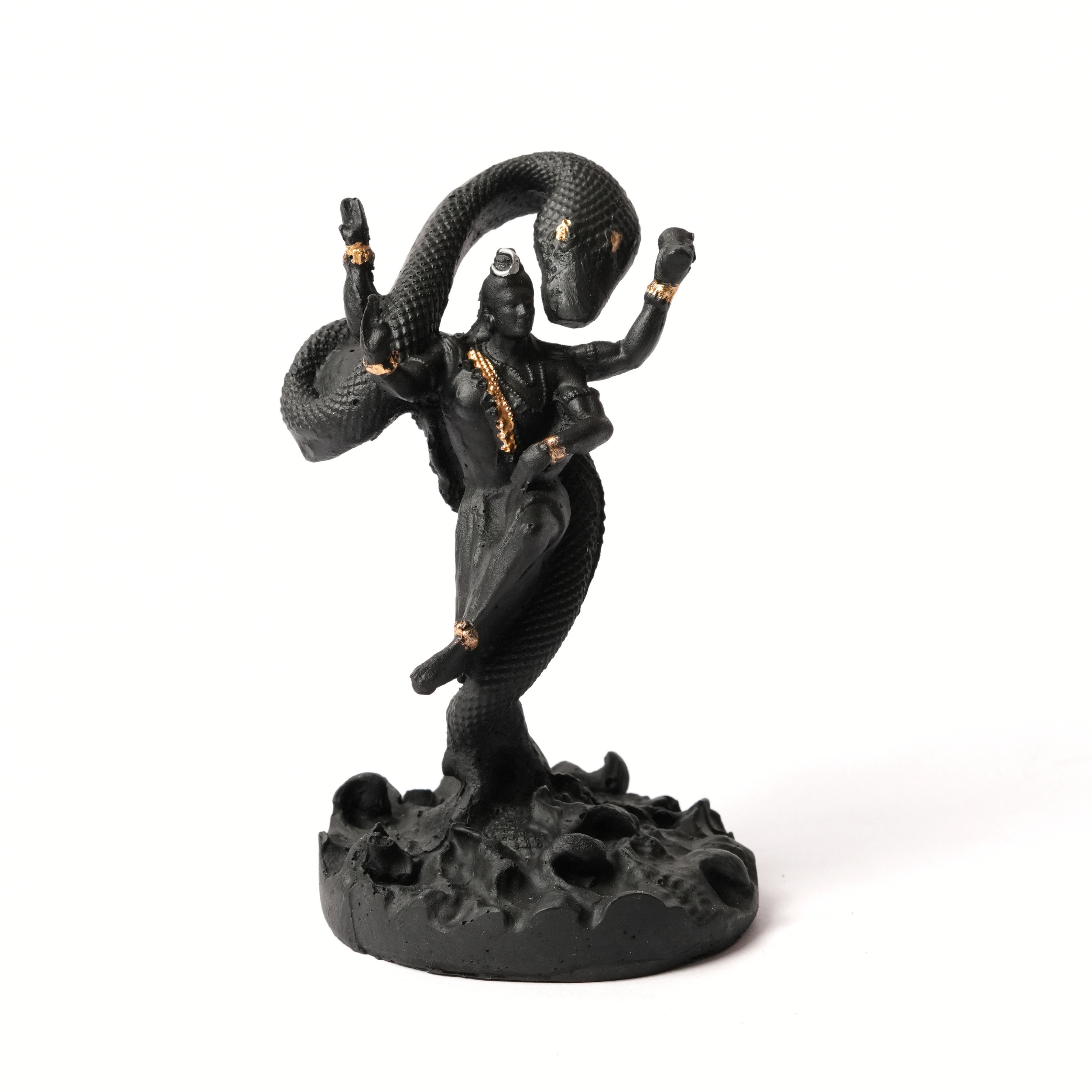 Lord Shiv with Snow Showpiece