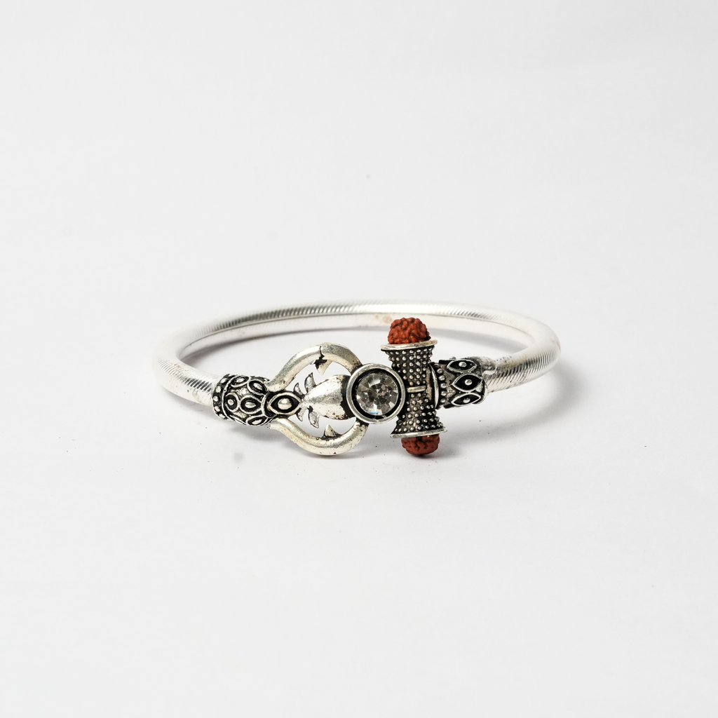 Silver Band with Trishul