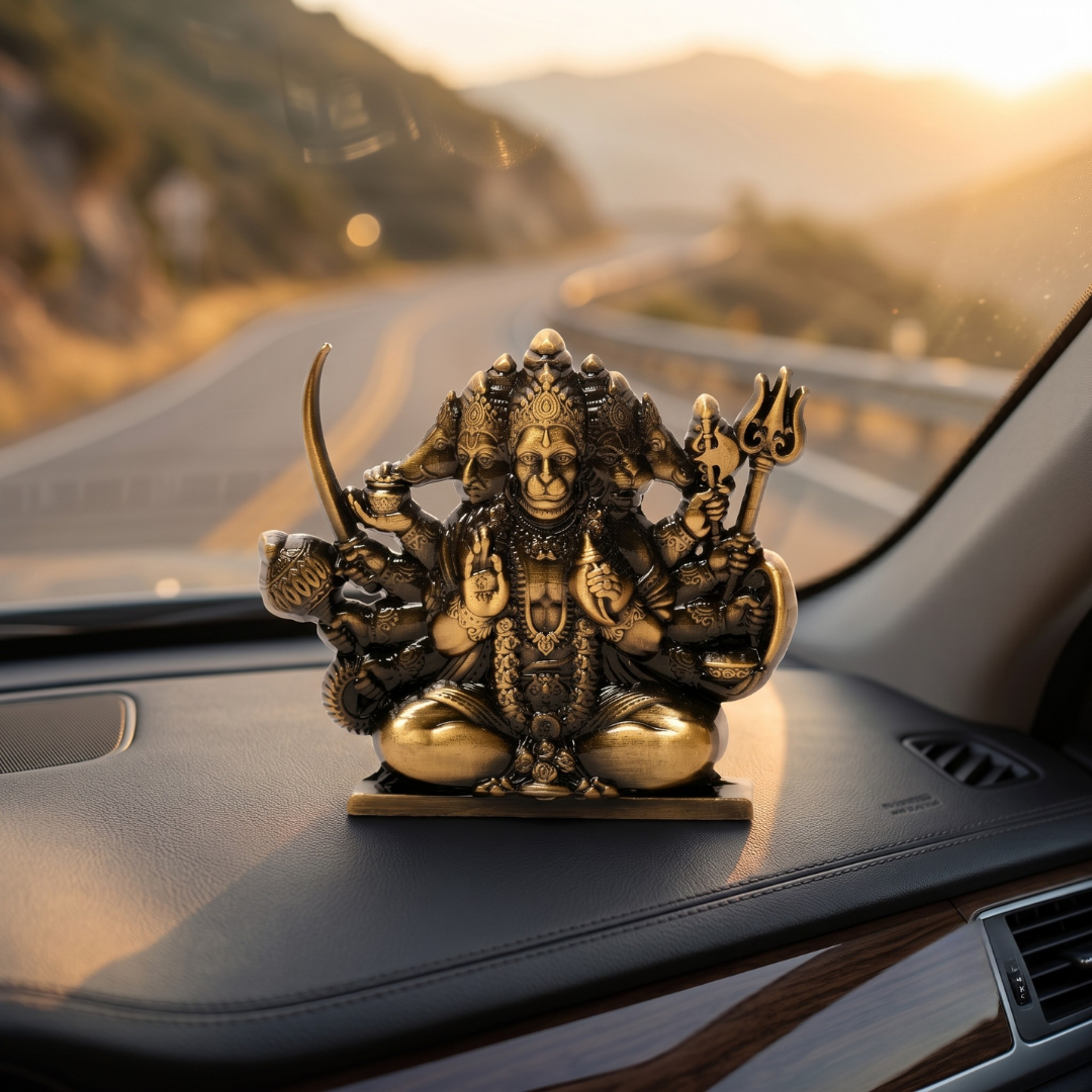 Panchmukhi Hanuman Ji Metal Idol