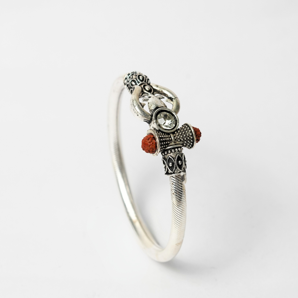Silver Band with Trishul
