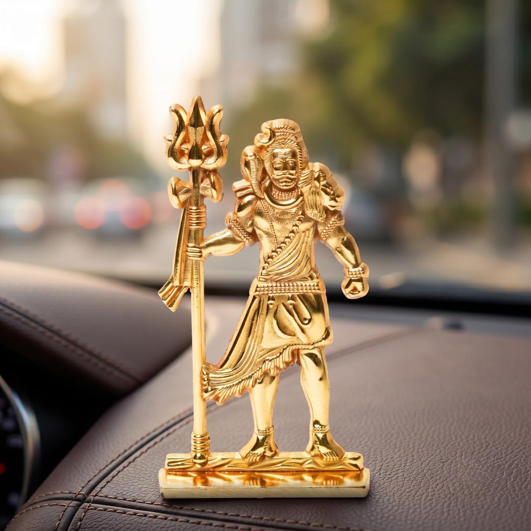 Shiv Ji Metal Idol Golden