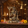 Shiv ji Brass Idol - 7X5.5