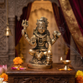 Shiv Ji Brass Idol - 6.5X5