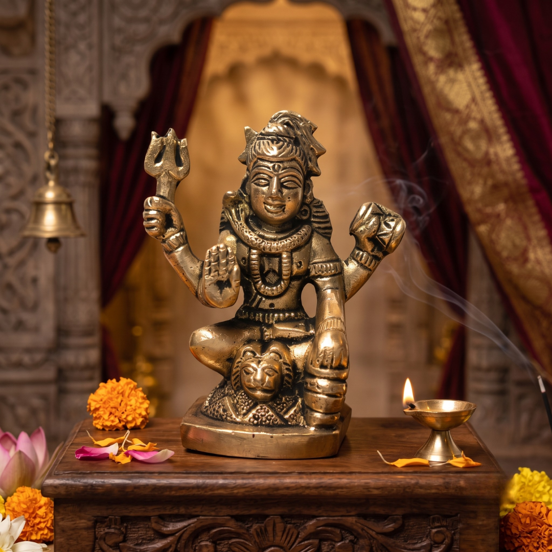 Shiv Ji Brass Idol - 6.5X5