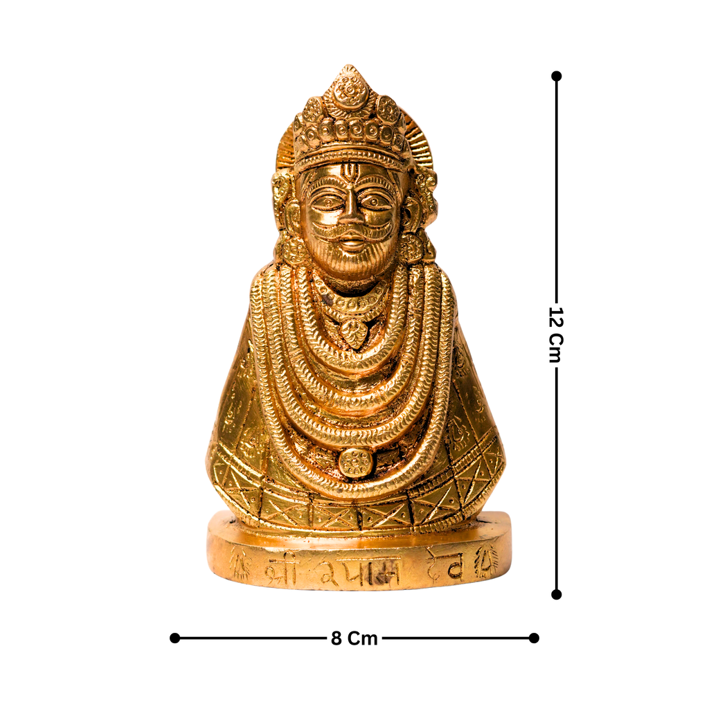 Khatu Shyam ji Brass Idol - 12X8