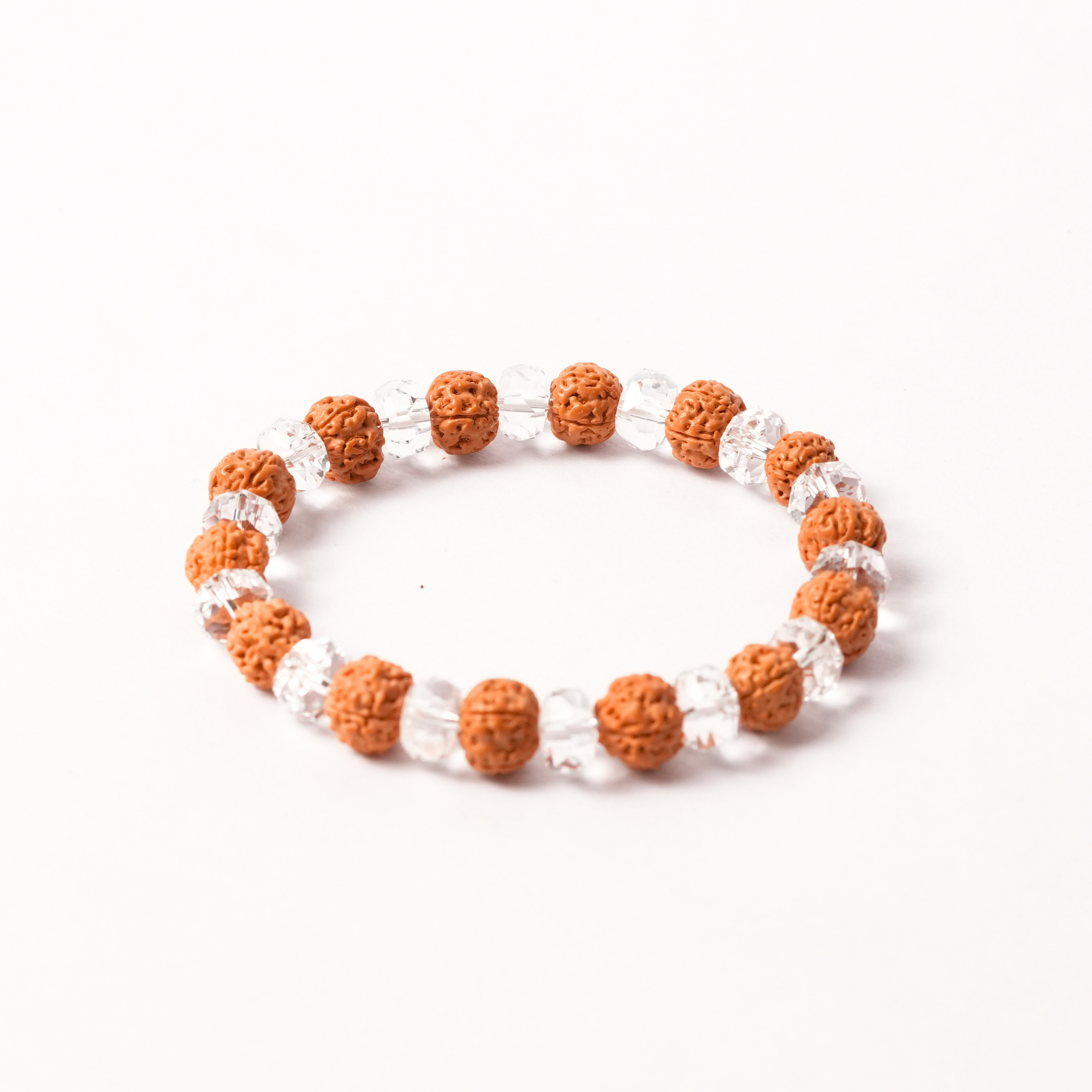 Rudraksh bracelet with Crystals
