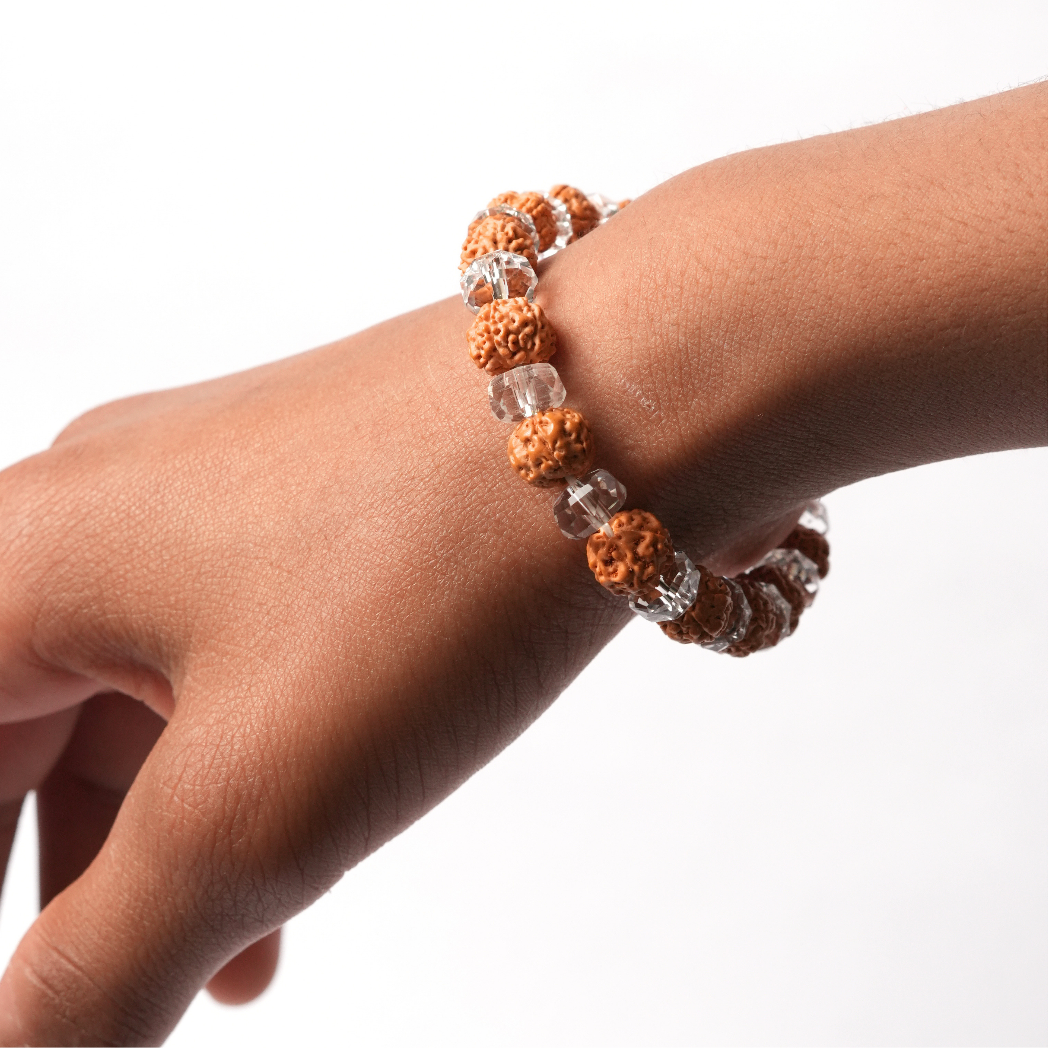 Rudraksh bracelet with Crystals
