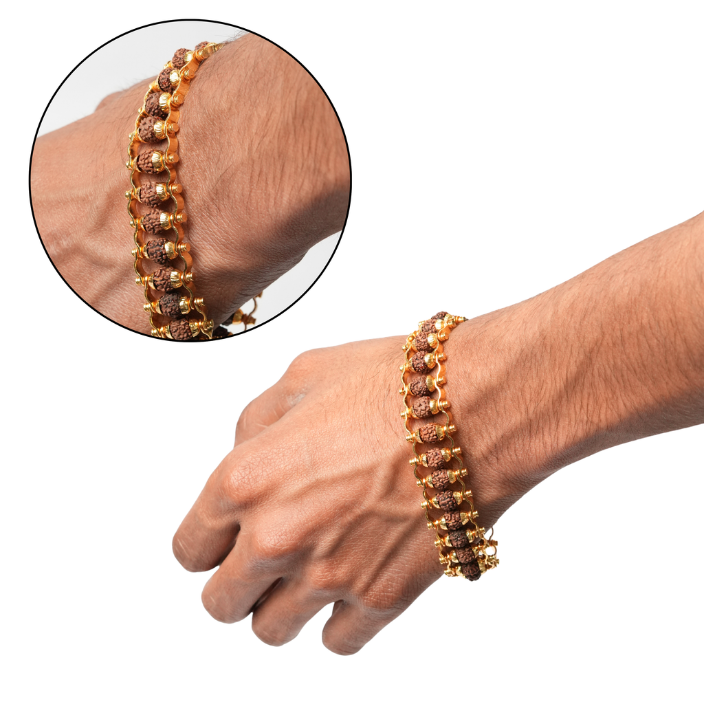 Rudraksh Bracelet (Single Chain)