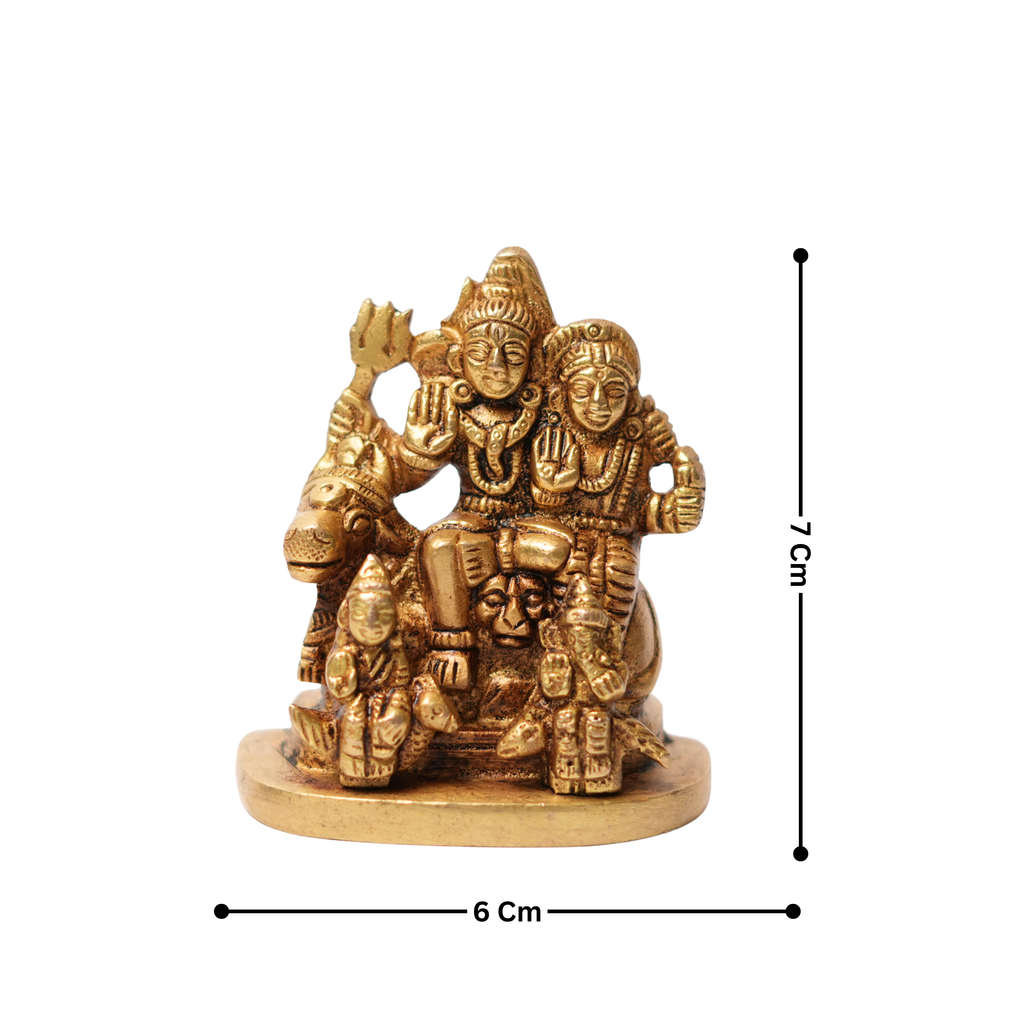Shiv Parivaar Brass Idol - 7X6