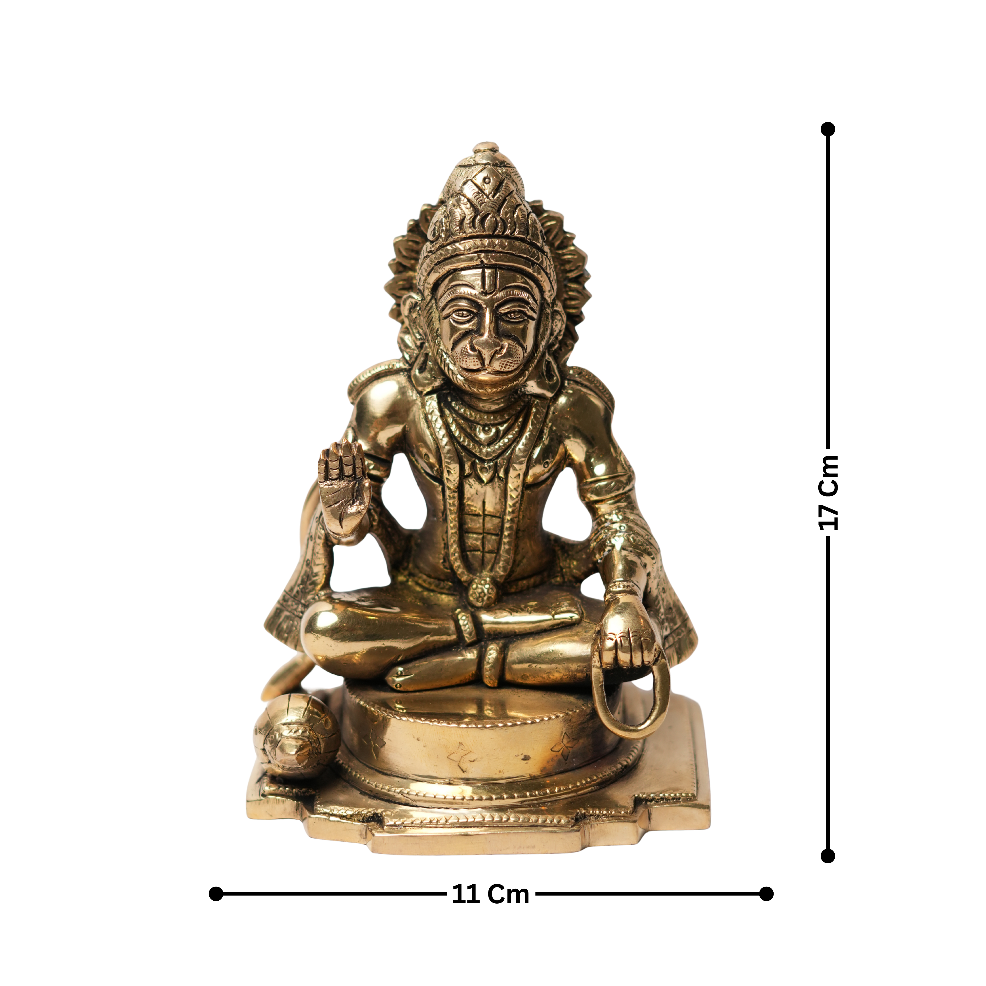 Hanuman Ji Brass Idol - 17X11
