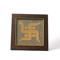 Pyrite Frame with Swasthik