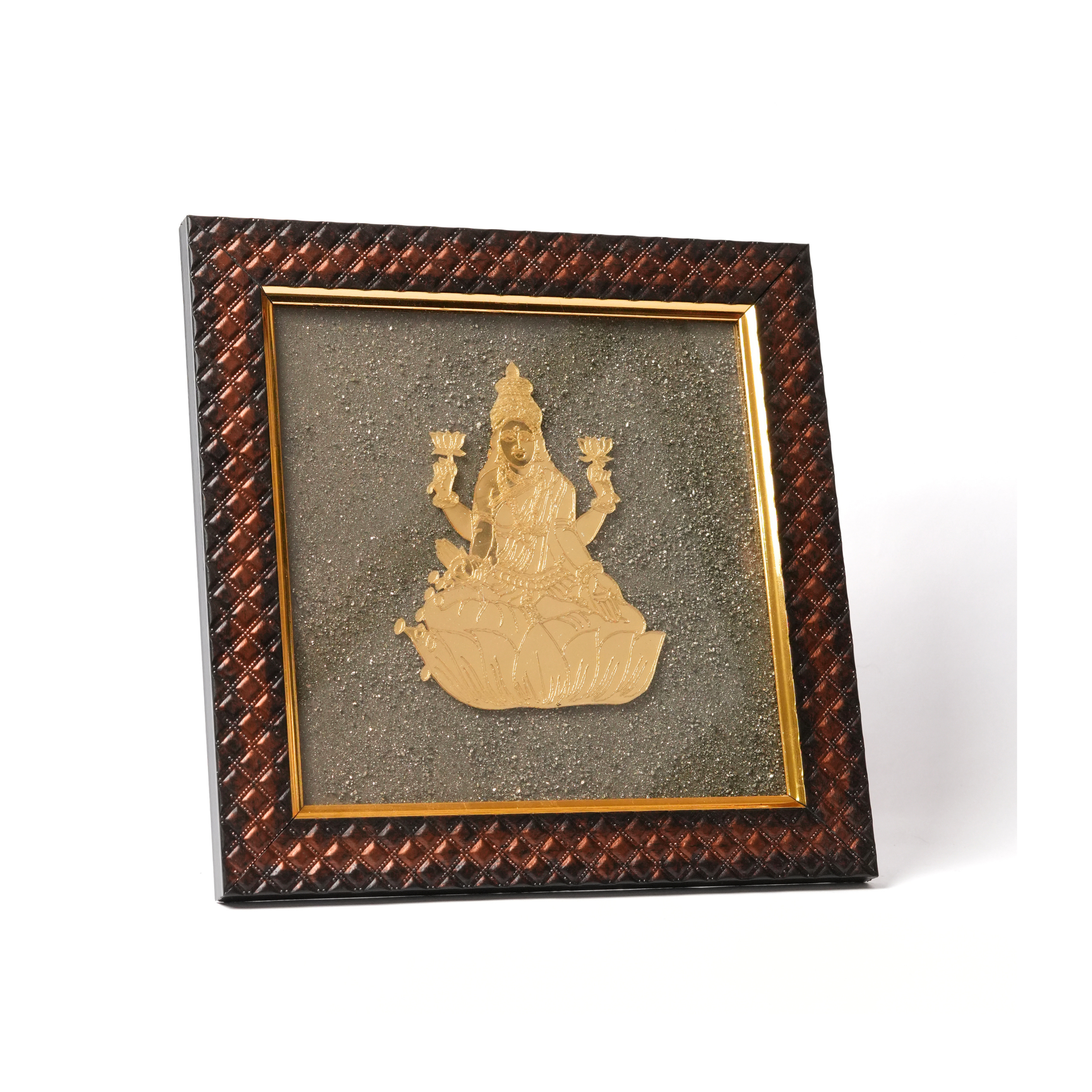 Pyrite Frame with Lakshmi Ji