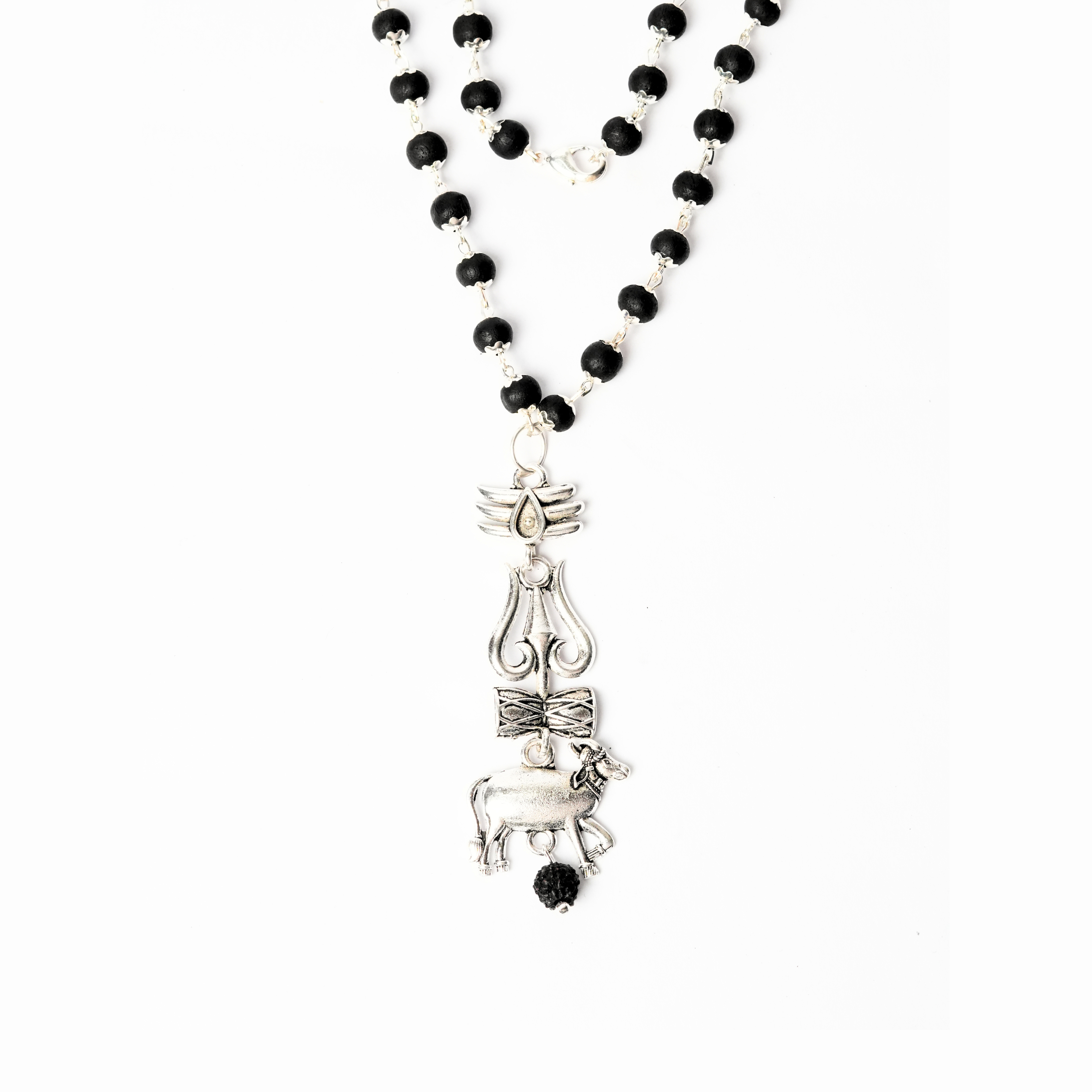 Karungali Mala with Trishul and Nandi