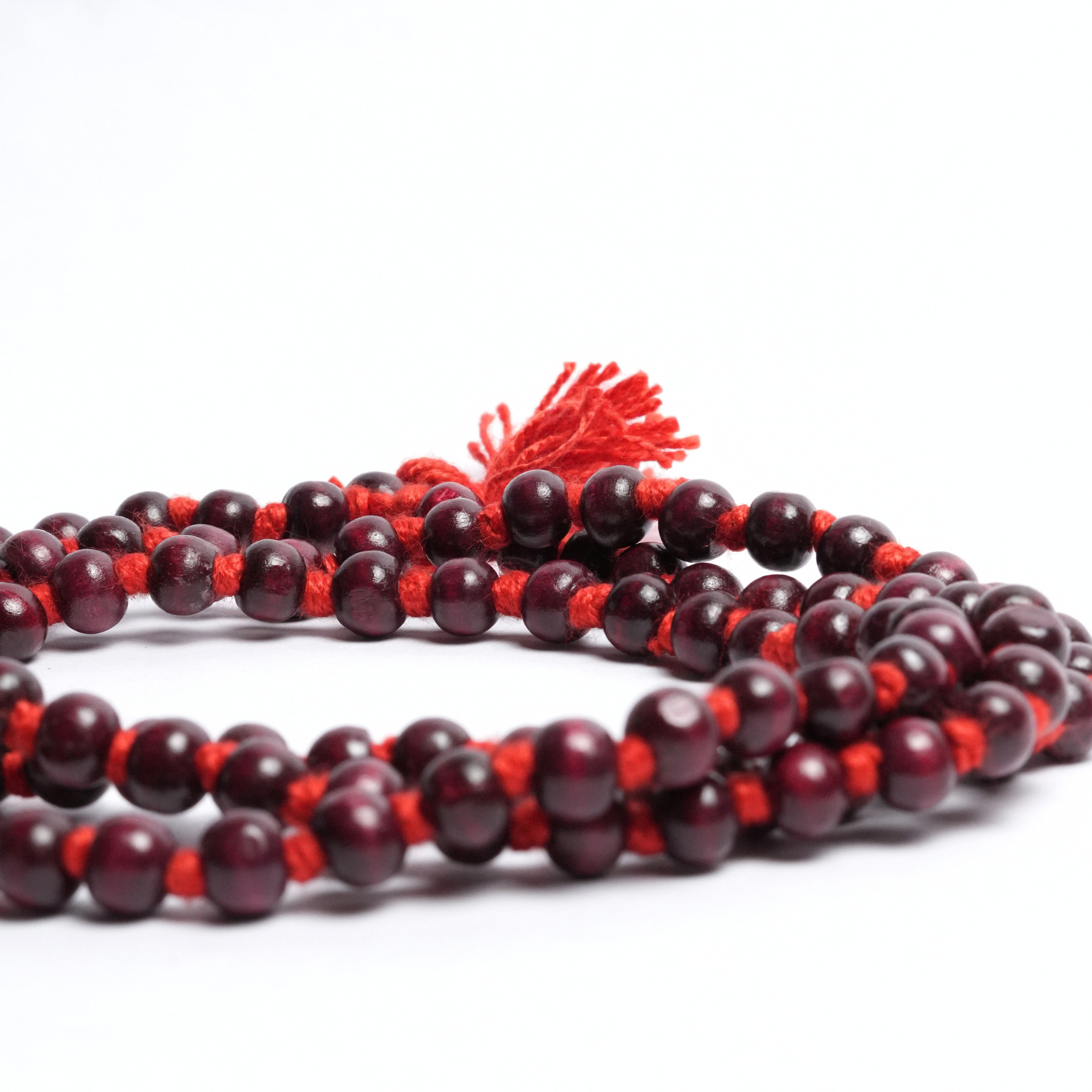 Tulsi Mala Red